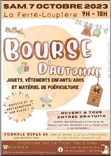 BOURSE D'AUTOMNE À LA FERTÉ LOUPIÈRE