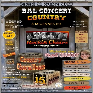 BAL COUNTRY A MIGENNES LE SAMEDI 21 OCTOBRE 2023