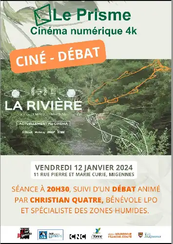 EVENEMENT : CINÉ DÉBAT AU PRISM À MIGENNES LE VENDREDI 12 JANVIER