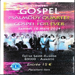 CONCERT DE GOSPEL LE SAMEDI 16 MARS À AUXERRE