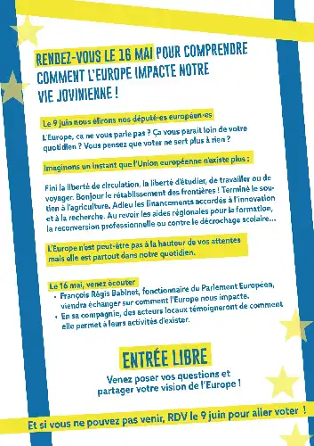 RENDEZ VOUS LE 16 MAI À JOIGNY