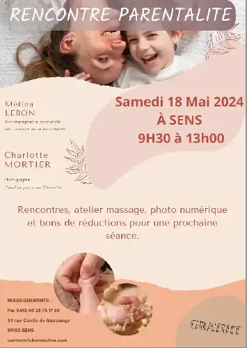 RENCONTRE PARENTALE À SENS LE SAMEDI 18 MAI À PARTIR DE 09H30