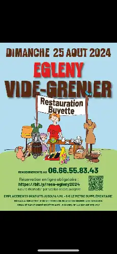 VIDE GRENIER À ÉGLENY LE DIMANCHE 25 AOÛT AVEC RESTAURATION ET BUVETTE