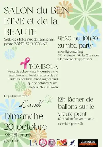 SALON DU BIEN ÊTRE ET DE LA BEAUTÉ LE DIMANCHE 20 OCTOBRE À PONT SUR YONNE