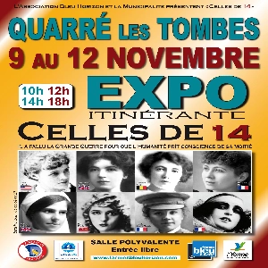 EXPOSITION À QUARRÉ LES TOMBES DU 09 AU 12 NOVEMBRE "CELLES DE 14"