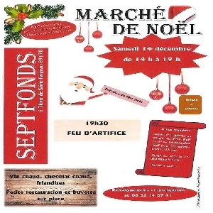 MARCHÉ DE NOEL DE SEPTFONDS LE SAMEDI 14 DÉCEMBRE À PARTIR DE 14H