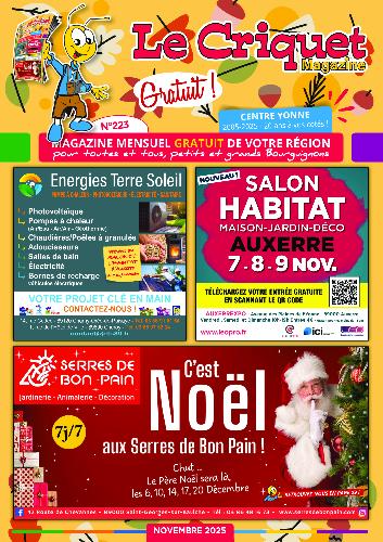 Le Criquet de L'Auxerrois et du centre Yonne : novembre 2025