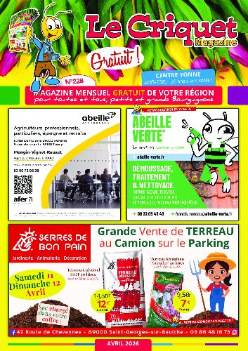 Le Criquet de L'Auxerrois et du centre Yonne : avril 2026